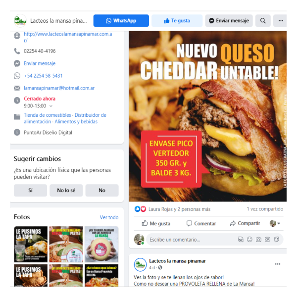 Facebook La Mansa Pinamar