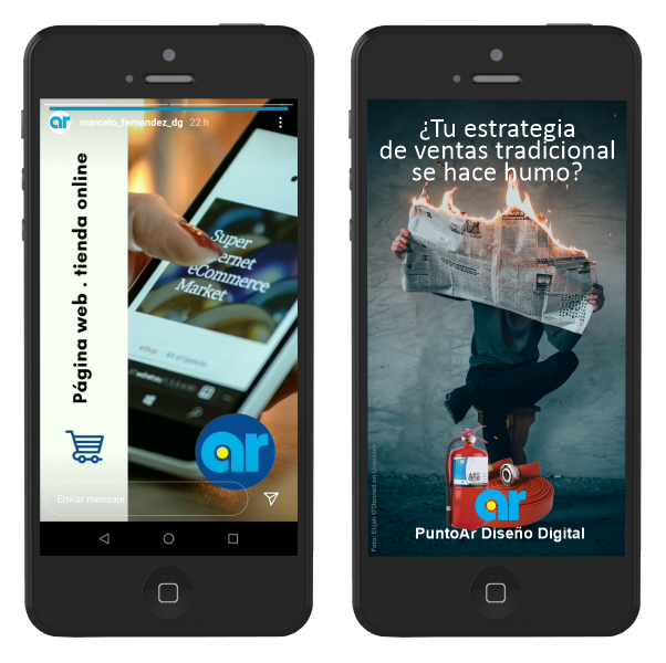 Puntoar historia Instagram