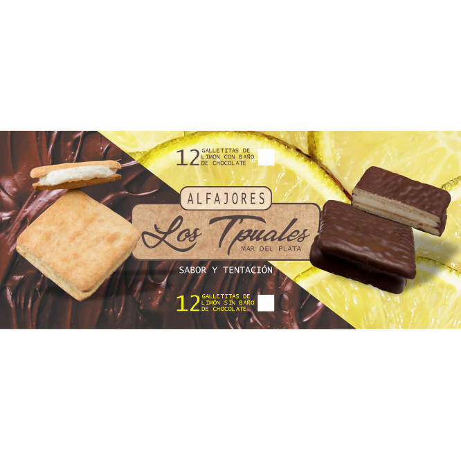 Galletitas de limón y chocolate